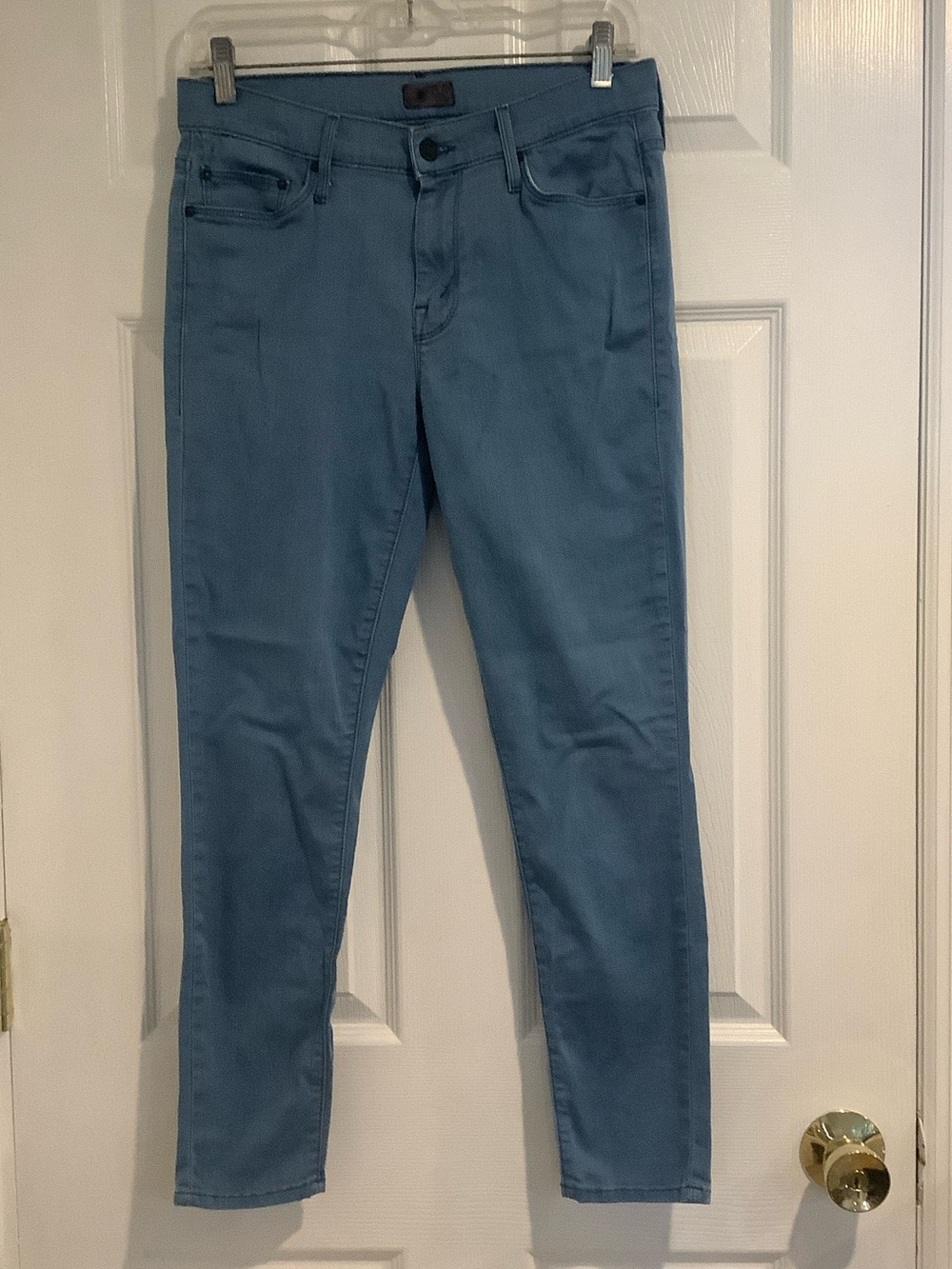 MOTHER The Looker Crop The Lamp In The Desert Lightweight Stretchy Cropped Jeans